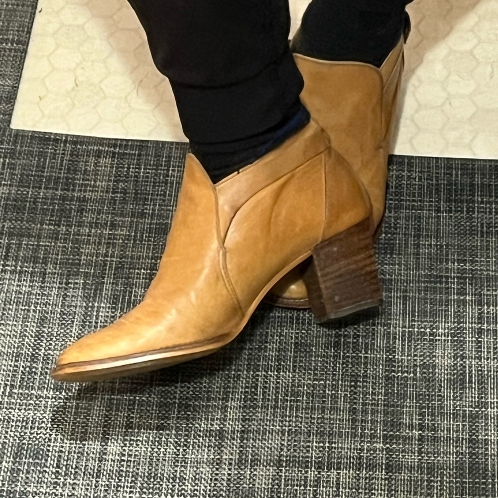 Tan Leather Lavorazione Artigiana Ankle Boots